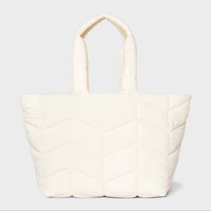 NWT Everywhere Tote Handbag - A New Day™ in off-white